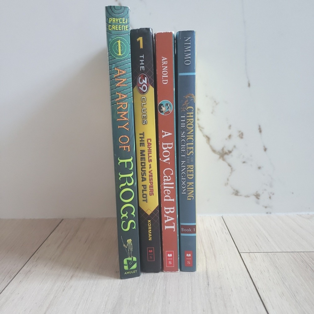 Action Adventure Mystery Chapter Books Lot‎ Kids Tween Reading Set 4